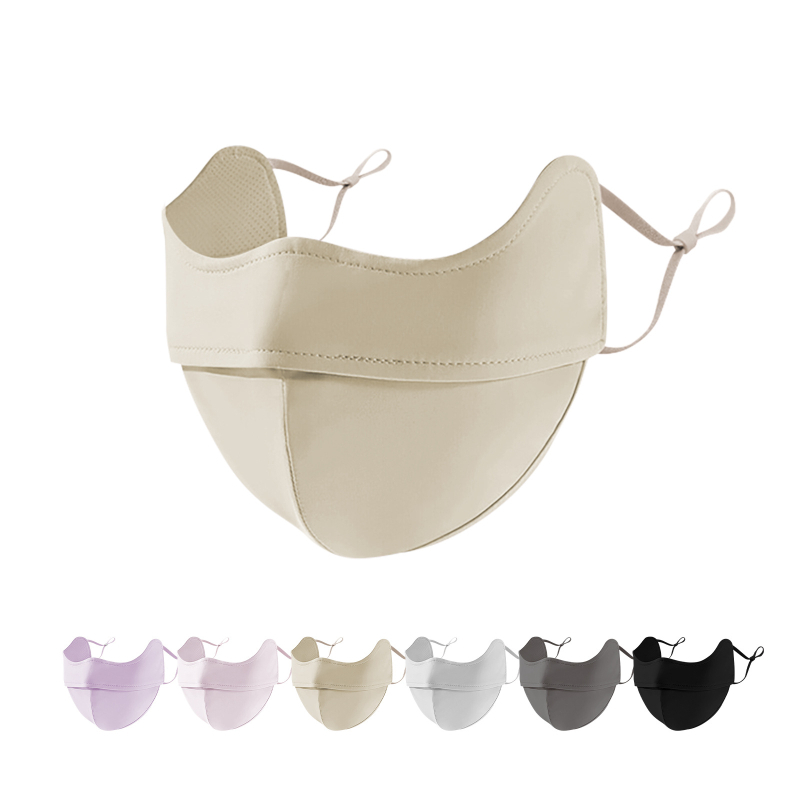 Ice Silk маска с хиалуронова киселина за защита на очите, носова тел, UV защита, охлаждане и дишаща материя Nylon-Spandex