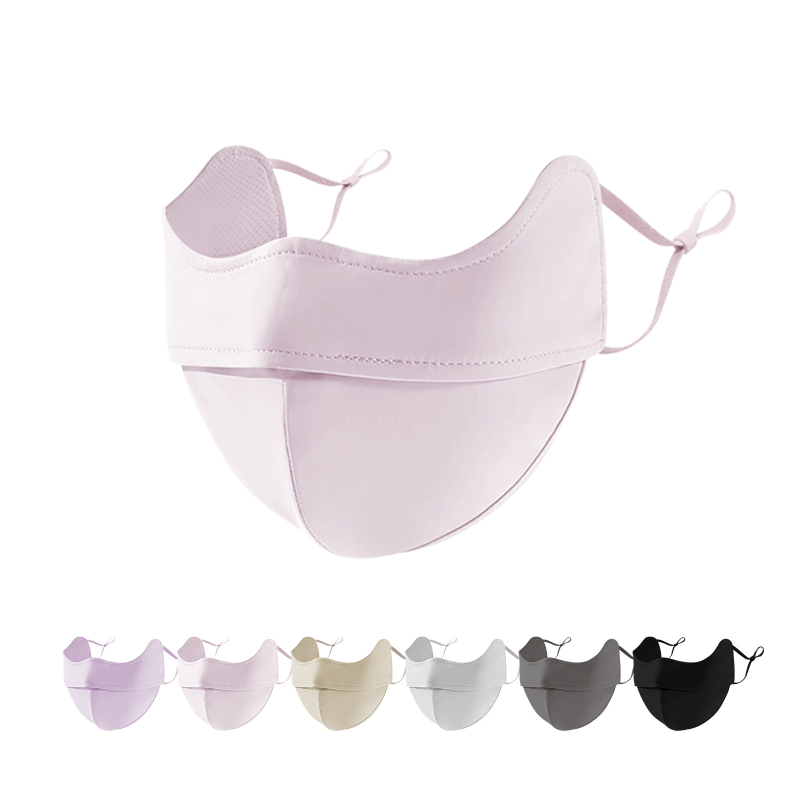 Ice Silk маска с хиалуронова киселина за защита на очите, носова тел, UV защита, охлаждане и дишаща материя Nylon-Spandex