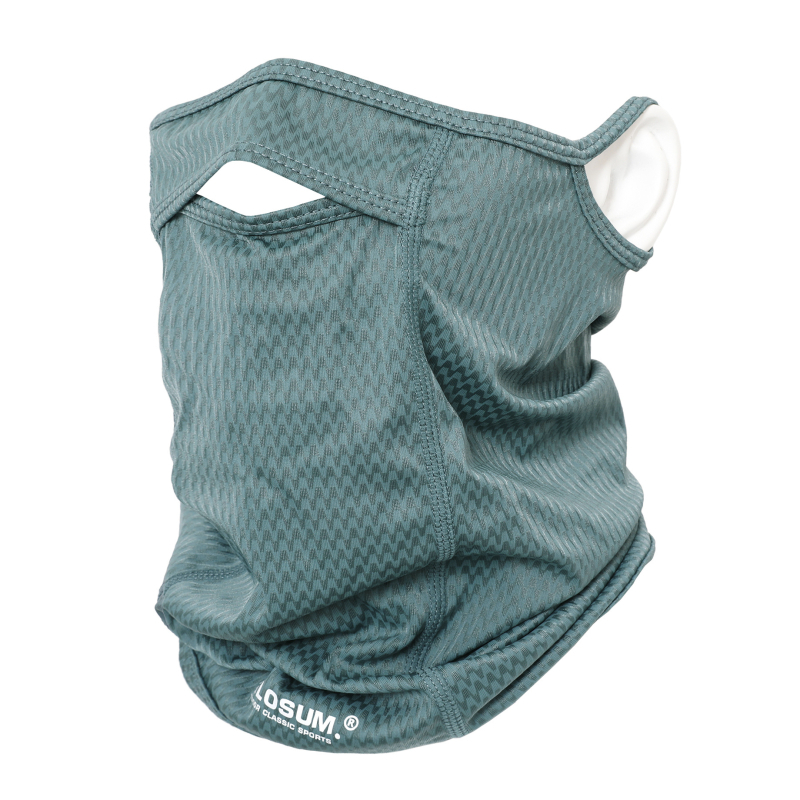 Voal semiacoperire pentru față pentru ciclism – nailon respirabil, uscare rapidă, protecție UV, rezistent la vânt, protecție împotriva insectelor