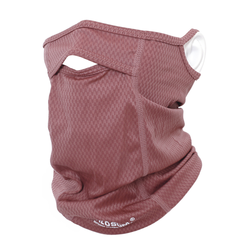 Voal semiacoperire pentru față pentru ciclism – nailon respirabil, uscare rapidă, protecție UV, rezistent la vânt, protecție împotriva insectelor