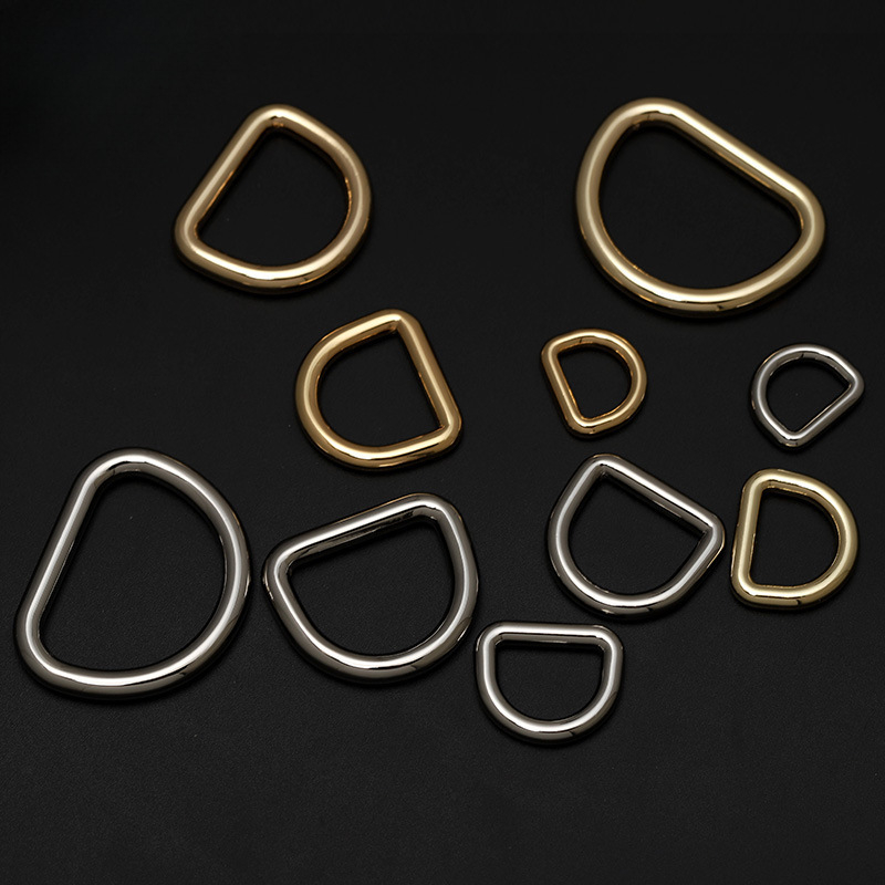 D-formas somas metāla sprādze – plecu siksnas savienotājs, Zhuoyue; Materiāls: metāls; Raksts: cits; Funkcija: cits