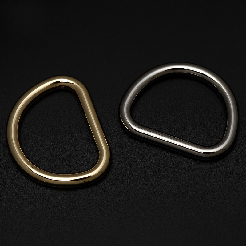 D-formas somas metāla sprādze – plecu siksnas savienotājs, Zhuoyue; Materiāls: metāls; Raksts: cits; Funkcija: cits