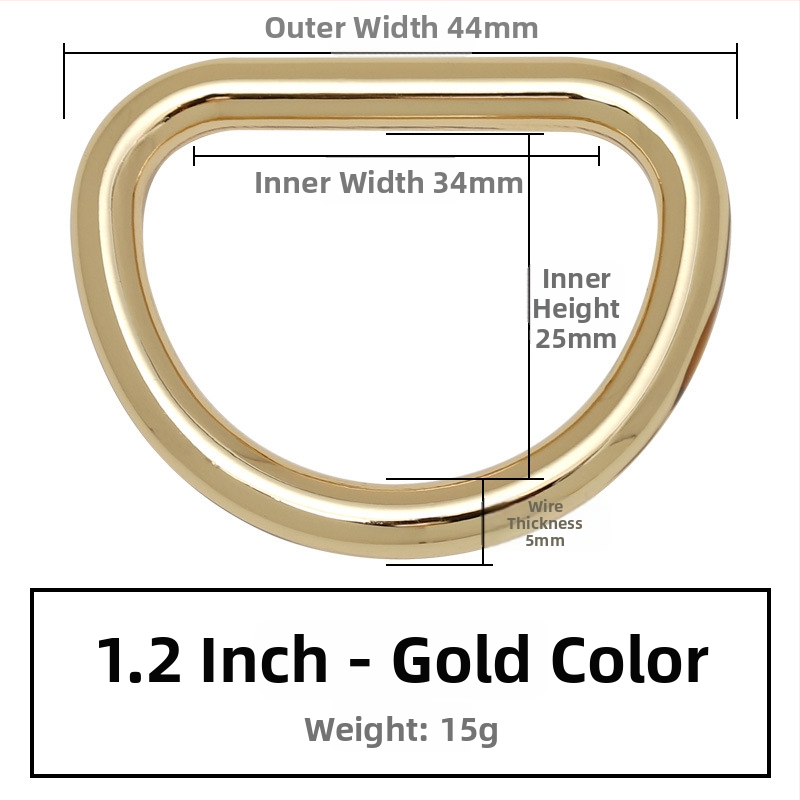 D-образна метална закопчалка за чанти, за презрамки – Zhuoyue; Марка: Zhuoyue; Материал: метал; Модел: Друг; Функция: Друга