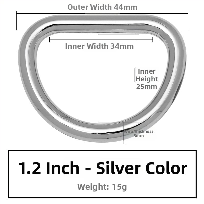 D-образна метална закопчалка за чанти, за презрамки – Zhuoyue; Марка: Zhuoyue; Материал: метал; Модел: Друг; Функция: Друга