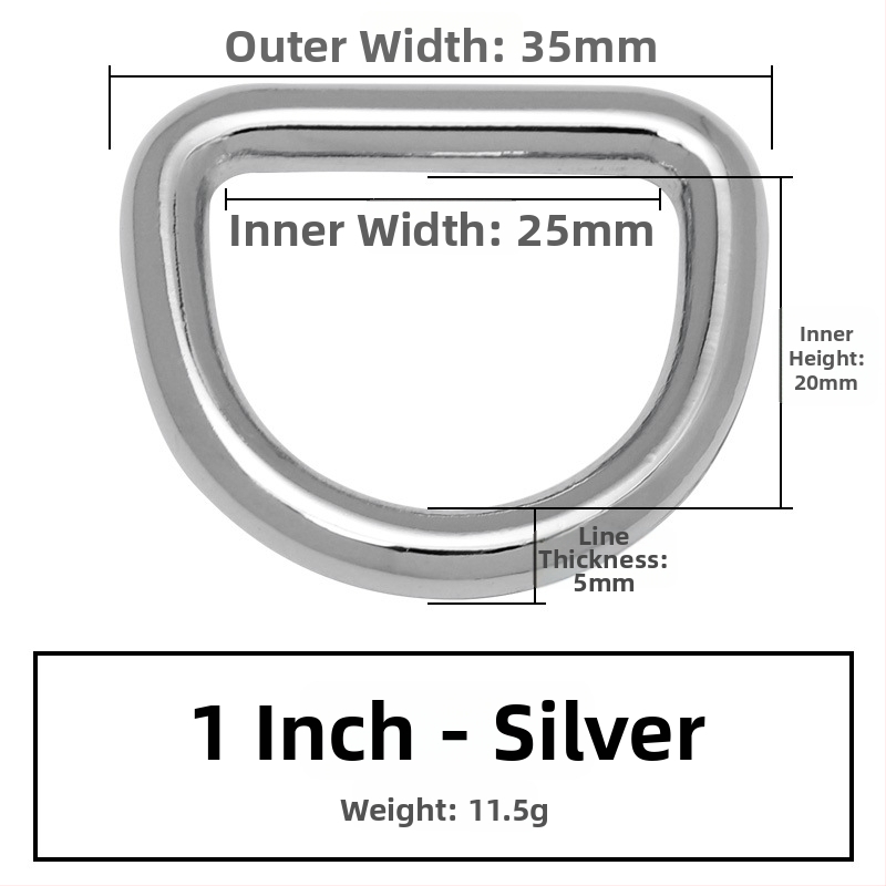 D-образна метална закопчалка за чанти, за презрамки – Zhuoyue; Марка: Zhuoyue; Материал: метал; Модел: Друг; Функция: Друга