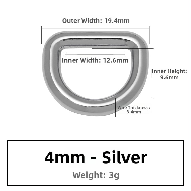 D-образна метална закопчалка за чанти, за презрамки – Zhuoyue; Марка: Zhuoyue; Материал: метал; Модел: Друг; Функция: Друга
