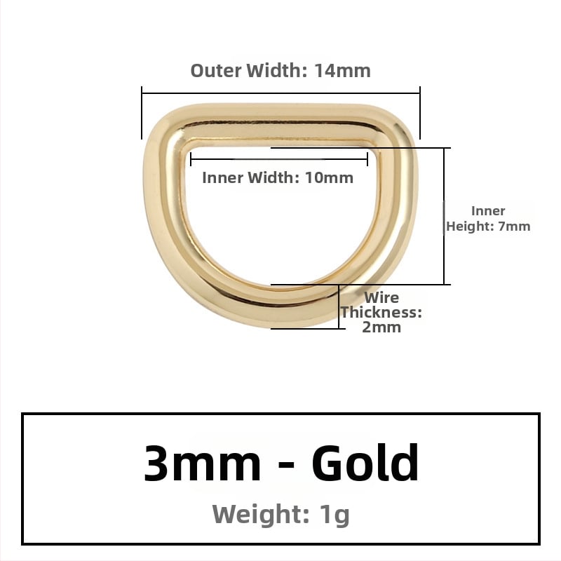 D-образна метална закопчалка за чанти, за презрамки – Zhuoyue; Марка: Zhuoyue; Материал: метал; Модел: Друг; Функция: Друга