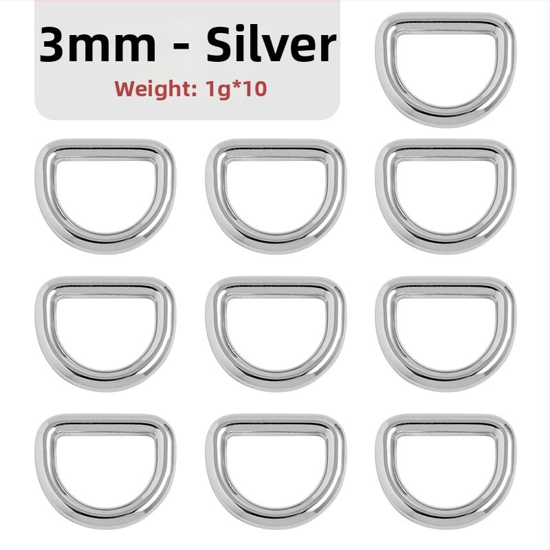 D-образна метална закопчалка за чанти, за презрамки – Zhuoyue; Марка: Zhuoyue; Материал: метал; Модел: Друг; Функция: Друга