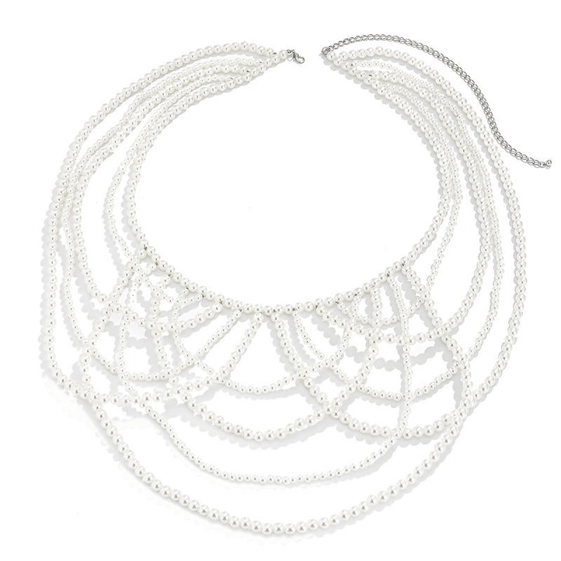 Plastmasas ķermeņa ķēde ar tauriņa dekoru un plecu ķēdi, vienkāršs sievišķīgs stils, ģeometrisks dizains, elektroplatinga pārklājums, pielāgošana