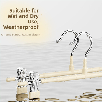 Κλιπ παντελονιών από ανοξείδωτο ατσάλι, σετ 5 τεμαχίων, αντιολισθητικό, χωρίς ίχνη πάνω στα ρούχα