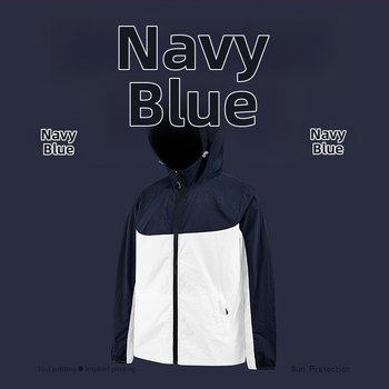 Uniszex nejlon kültéri dzseki UPF50+ UV-védelem, kapucnis, gyorsan száradó, lélegző, túrázáshoz és kempingezéshez