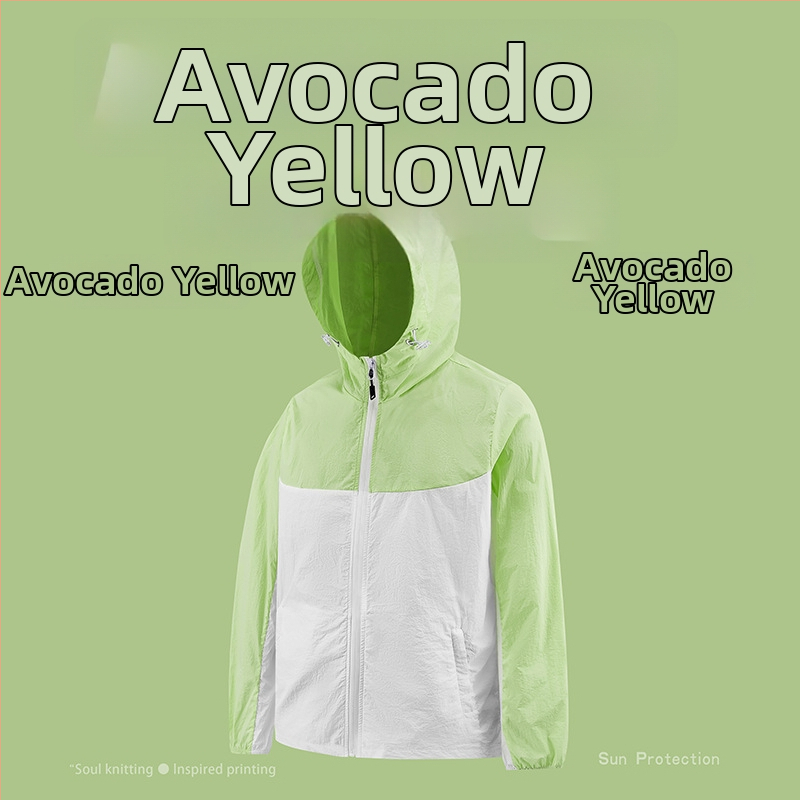 Uniszex nejlon kültéri dzseki UPF50+ UV-védelem, kapucnis, gyorsan száradó, lélegző, túrázáshoz és kempingezéshez