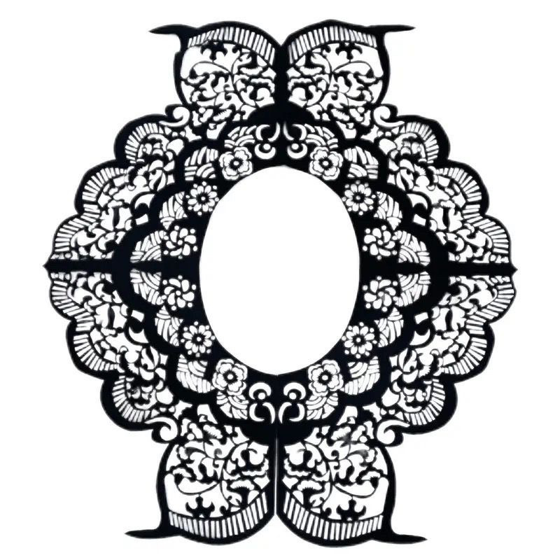 Hanfu inspirirani šal s oblacnim ramenima i dizajnom izrezanog papira iz razdoblja Vojnih Država, rekvizit za fotografiju za putničke portrete