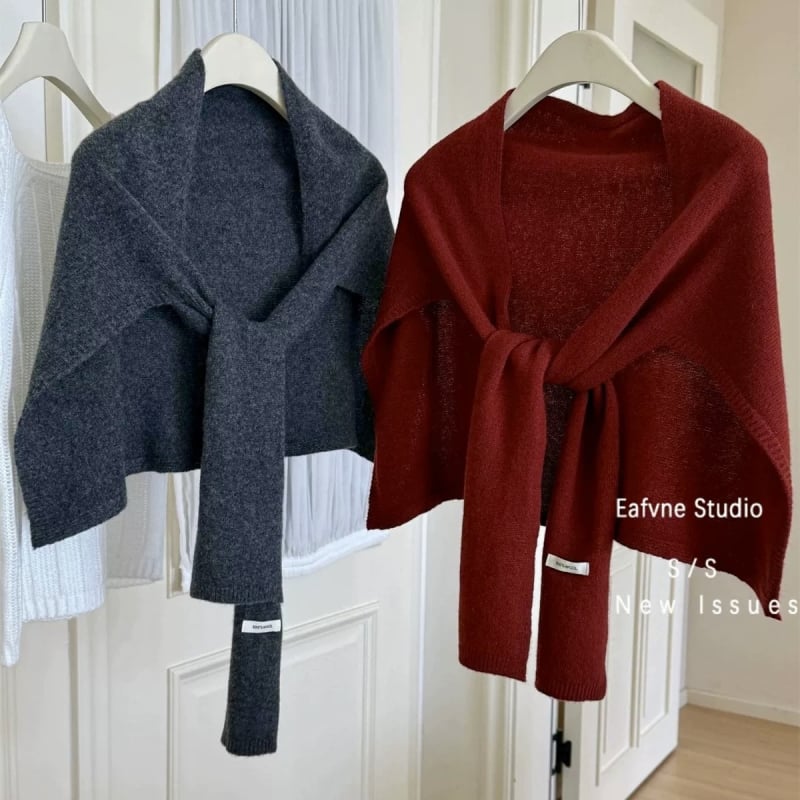 Шал за жени, 100% вълна, едноцветен модел, права тъкан, средна дължина, за топлина