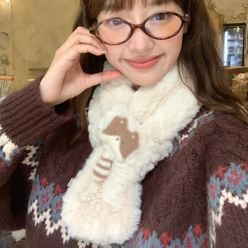 Šal u japanskom stilu za zimu, originalni dizajn, tkanje Warp knitting, poliester