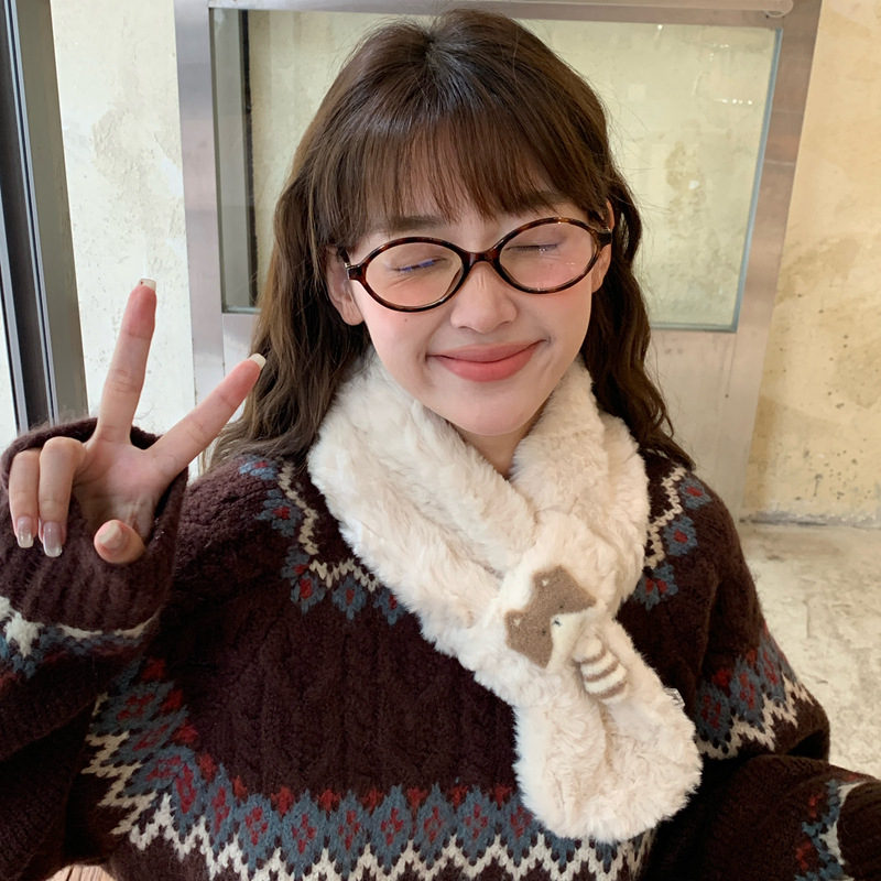 Šal u japanskom stilu za zimu, originalni dizajn, tkanje Warp knitting, poliester