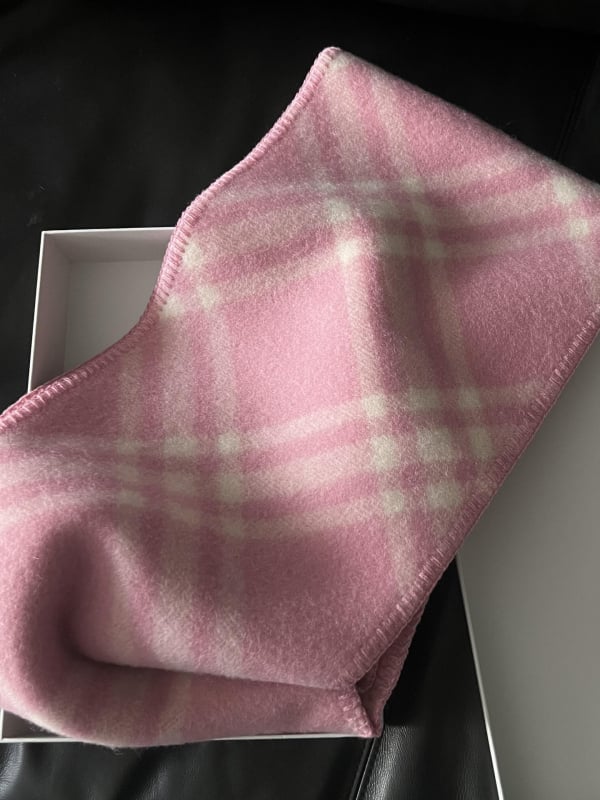 Шал за жени, ретро каре, Korean-style, warp knit, полиестер над 96%, запазва топлината, зимен стил