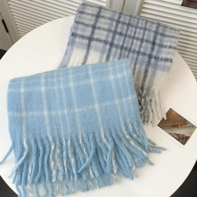 Veliki šal od Angora vune – Plain Weave, toplinski i prašinu otporan, zima, KT002