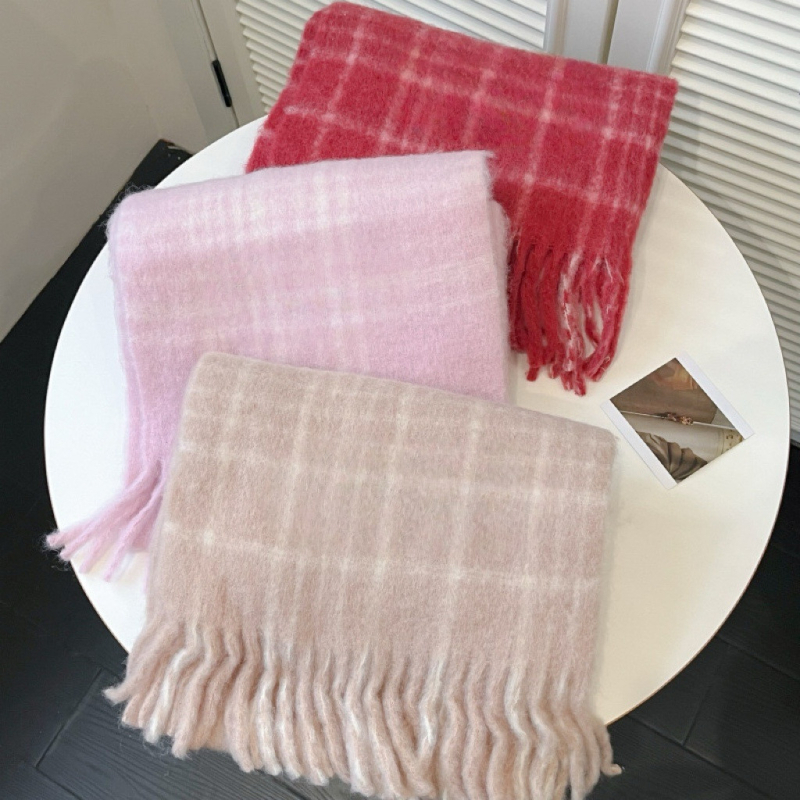 Veliki šal od Angora vune – Plain Weave, toplinski i prašinu otporan, zima, KT002
