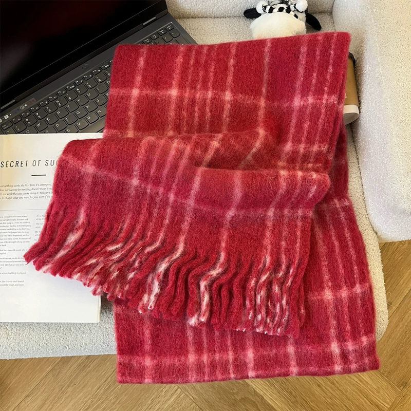 Veliki šal od Angora vune – Plain Weave, toplinski i prašinu otporan, zima, KT002