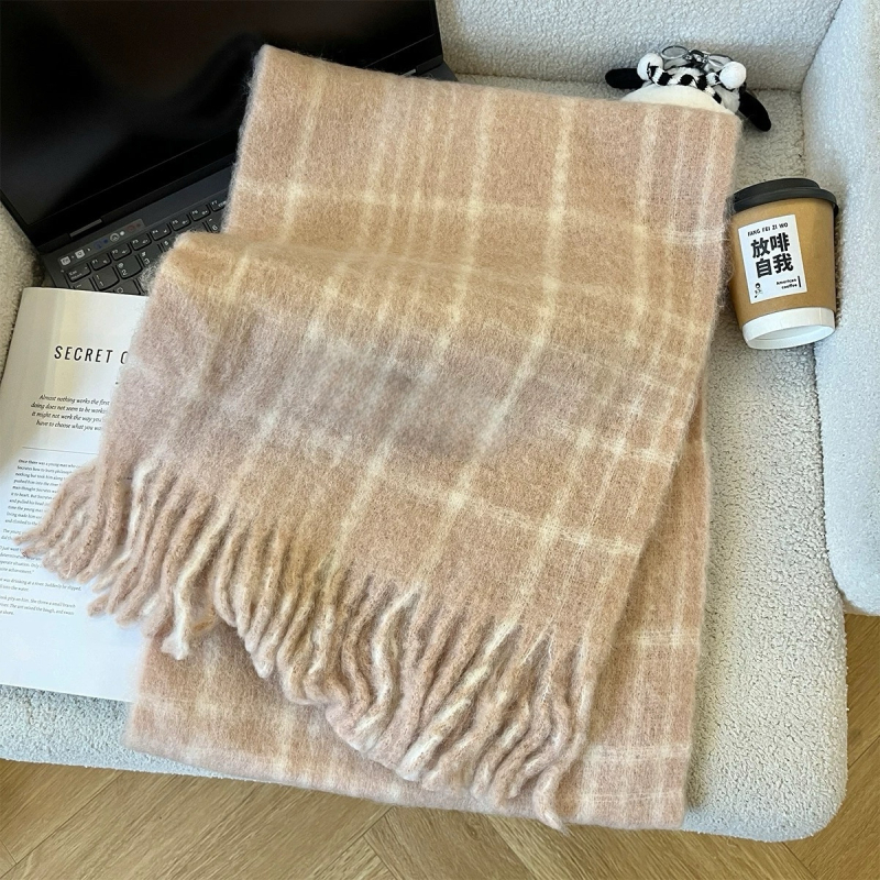 Veliki šal od Angora vune – Plain Weave, toplinski i prašinu otporan, zima, KT002