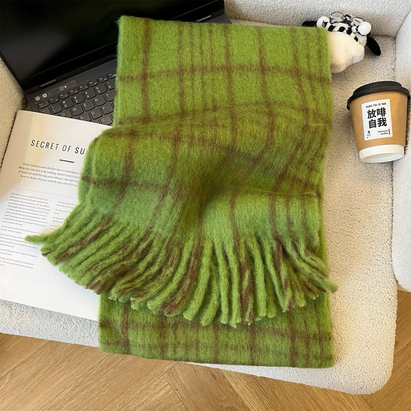 Veliki šal od Angora vune – Plain Weave, toplinski i prašinu otporan, zima, KT002