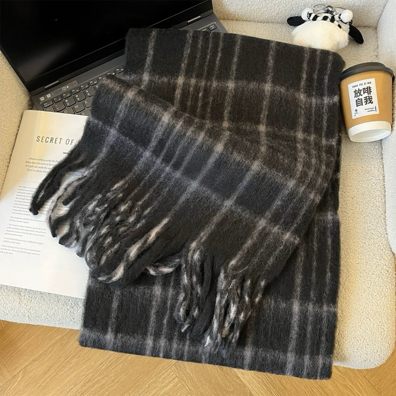 Veliki šal od Angora vune – Plain Weave, toplinski i prašinu otporan, zima, KT002