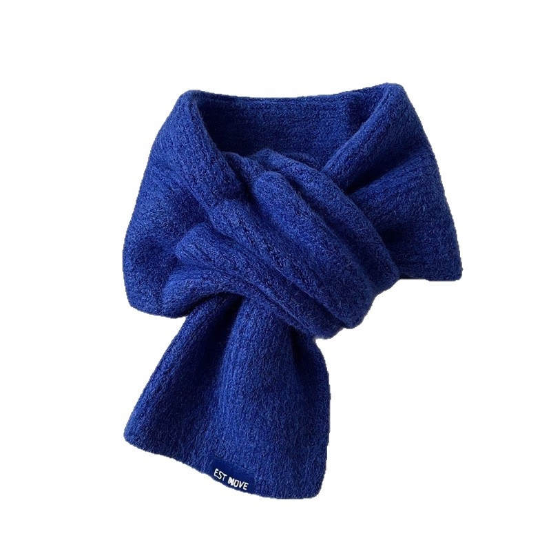 Šal od poliestera s warp-knitting tehnologijom, održava toplinu, proljeće, stil srednje duljine