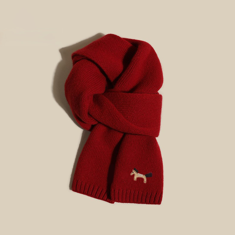 Pleteni zimski šal za parove – warp-knit Arctic fleece, topao, svestran, opća duljina