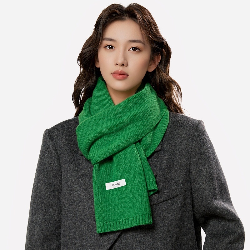 Pleteni zimski šal za parove – warp-knit Arctic fleece, topao, svestran, opća duljina