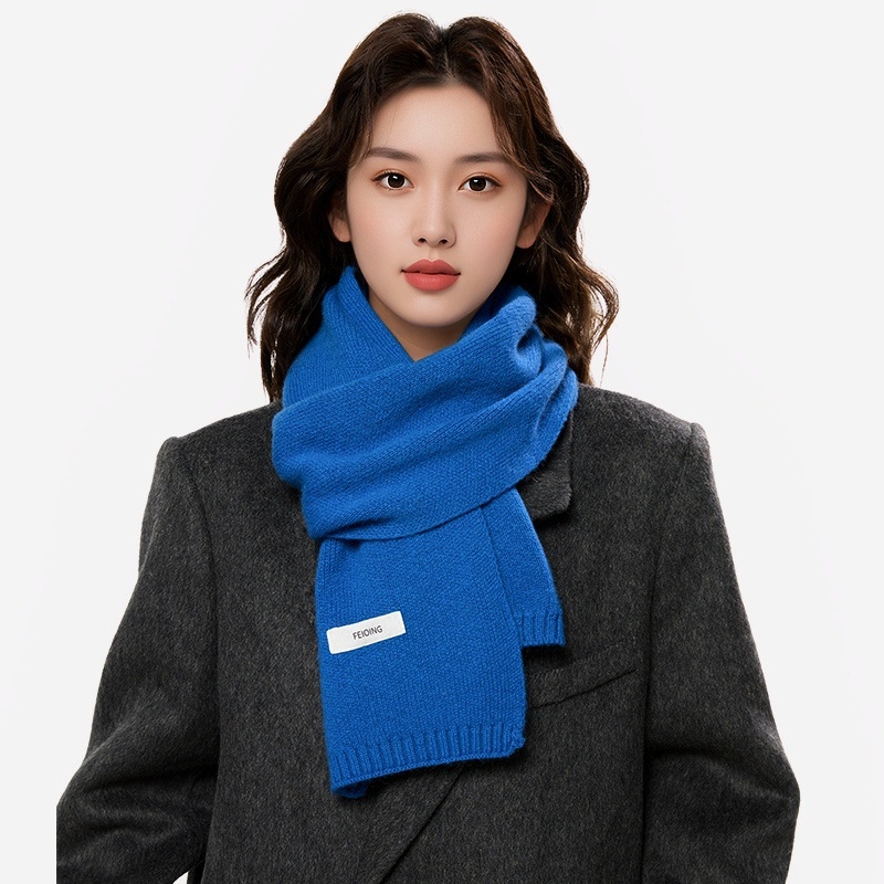 Pleteni zimski šal za parove – warp-knit Arctic fleece, topao, svestran, opća duljina
