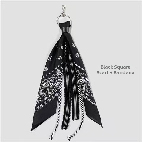 Lanț de talie cu esarftă mică pătrată pentru bandă de cap - Unisex - Poliester - Toate sezoanele - Vara 2025