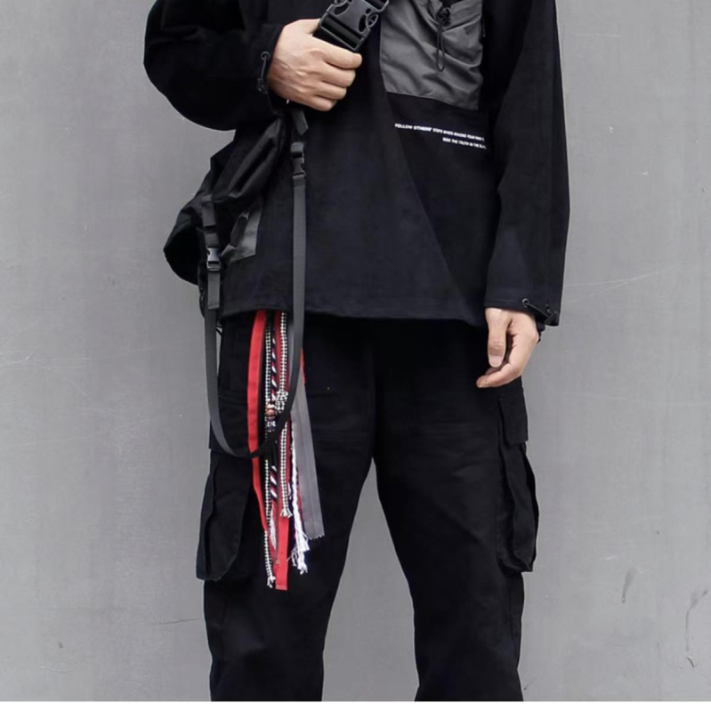 Lanț de talie cu esarftă mică pătrată pentru bandă de cap - Unisex - Poliester - Toate sezoanele - Vara 2025