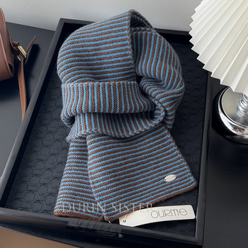 Šal od 100% vune, warp-knit tkanje, za zimu, topao i udoban, svjež i sladak stil