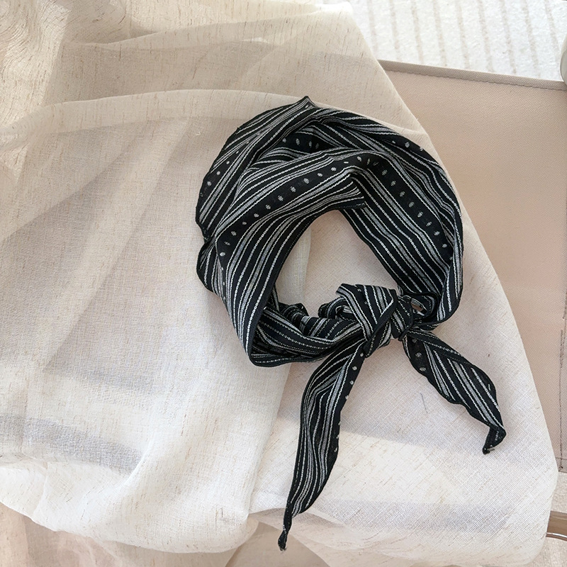 Eșarfă triunghiulară din bumbac – imprimeu floral, stil retro etnic, țesătură simplă, imprimare