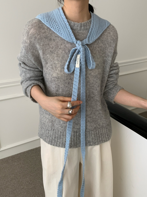 Kolmnurkne sall lõigatud kujundusega, vill, monokroomne, hoiab soojas