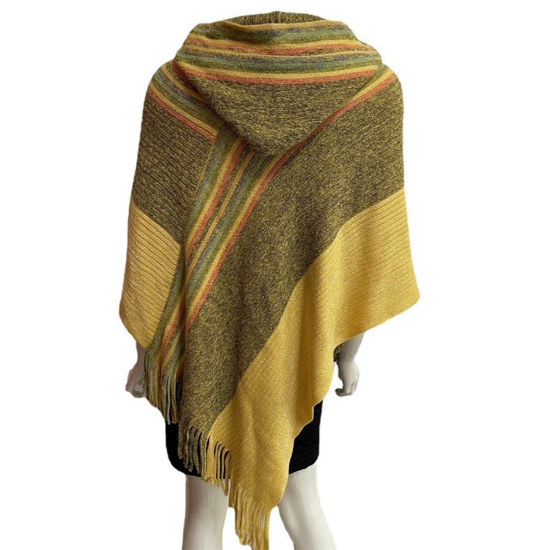 Megzta gobtuvu šalikė - akrilas / dirbtinė vilna, tinklo raštas, Jacquard mezginys, plotis 90 cm, išlaiko šilumą