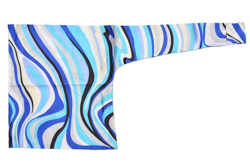 Μικρός τετράγωνος φουλάρι από πολυεστέρα, καλοκαιρινό στυλ, περιεκτικότητα πολυεστέρα >96%