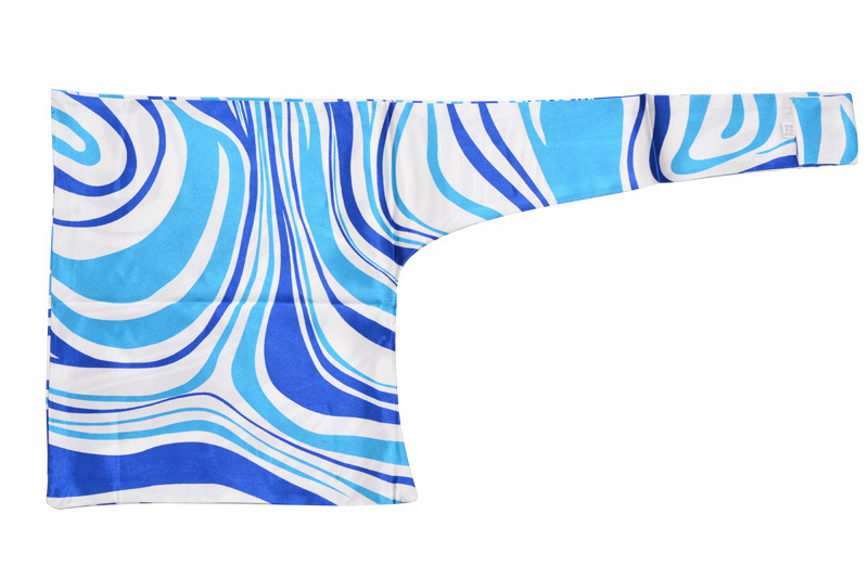 Μικρός τετράγωνος φουλάρι από πολυεστέρα, καλοκαιρινό στυλ, περιεκτικότητα πολυεστέρα >96%