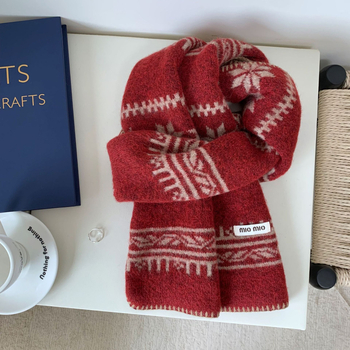 Вълнен плетен шал, warp-knit, зимна топлина, бързосъхнещ, самоподгряващ се