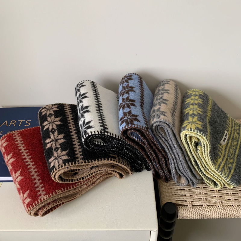 Вълнен плетен шал, warp-knit, зимна топлина, бързосъхнещ, самоподгряващ се