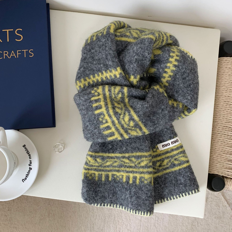 Вълнен плетен шал, warp-knit, зимна топлина, бързосъхнещ, самоподгряващ се