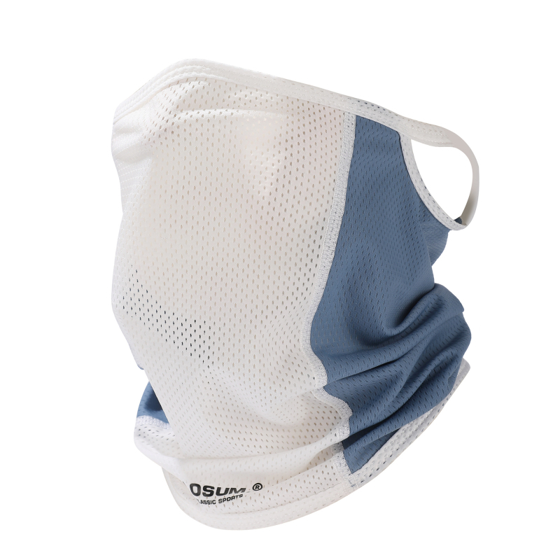 Μάσκα προσώπου UV προστασίας για υπαίθρια ποδηλασία — πλήρης κάλυψη, προστασία αυχένα, ανθεκτική στη σκόνη, ύφασμα 80% νάιλον, 20% σπάντεξ