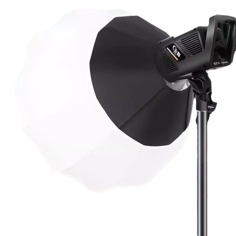 Sferisks mini papildus apgaismojums drēbju tiešraidei ar attālināto kontroli – 10W, modelis 345