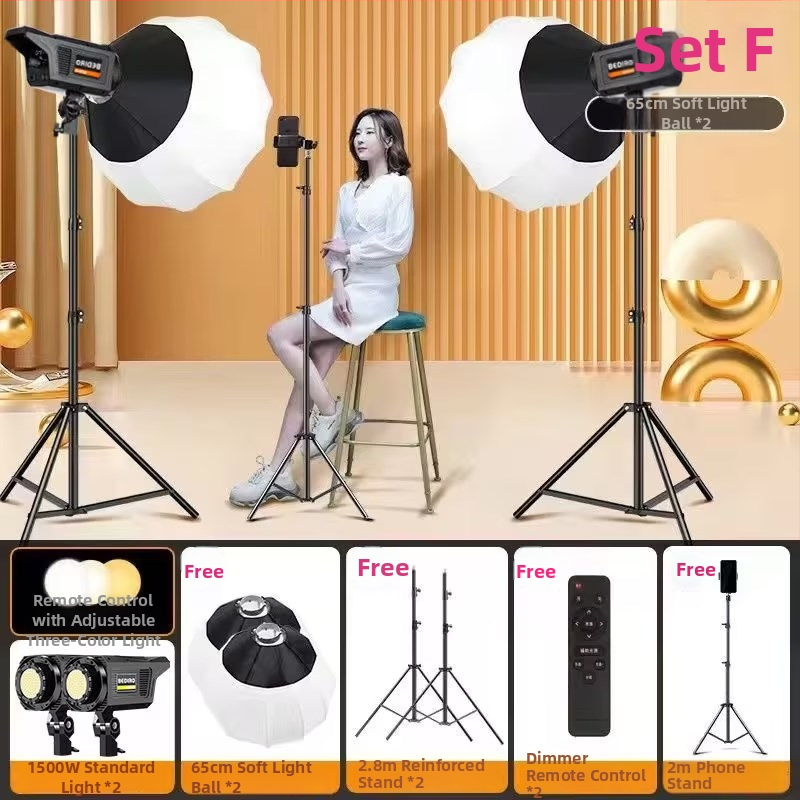 Sferisks mini papildus apgaismojums drēbju tiešraidei ar attālināto kontroli – 10W, modelis 345