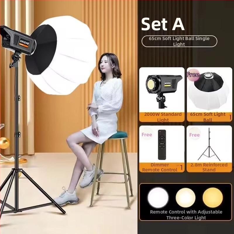 Sferisks mini papildus apgaismojums drēbju tiešraidei ar attālināto kontroli – 10W, modelis 345