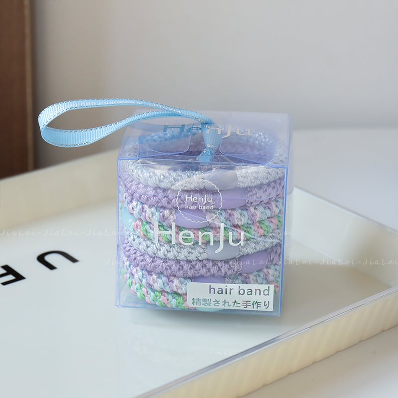 Plaukų aksesuaras – pintas plaukų virvutė, rankų darbo, mišrios medžiagos, stilius: pinti, sezonas: 2024 vasara