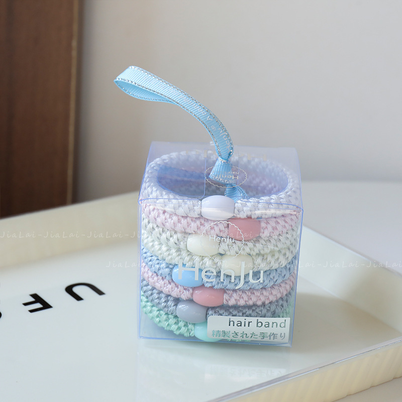 Plaukų aksesuaras – pintas plaukų virvutė, rankų darbo, mišrios medžiagos, stilius: pinti, sezonas: 2024 vasara