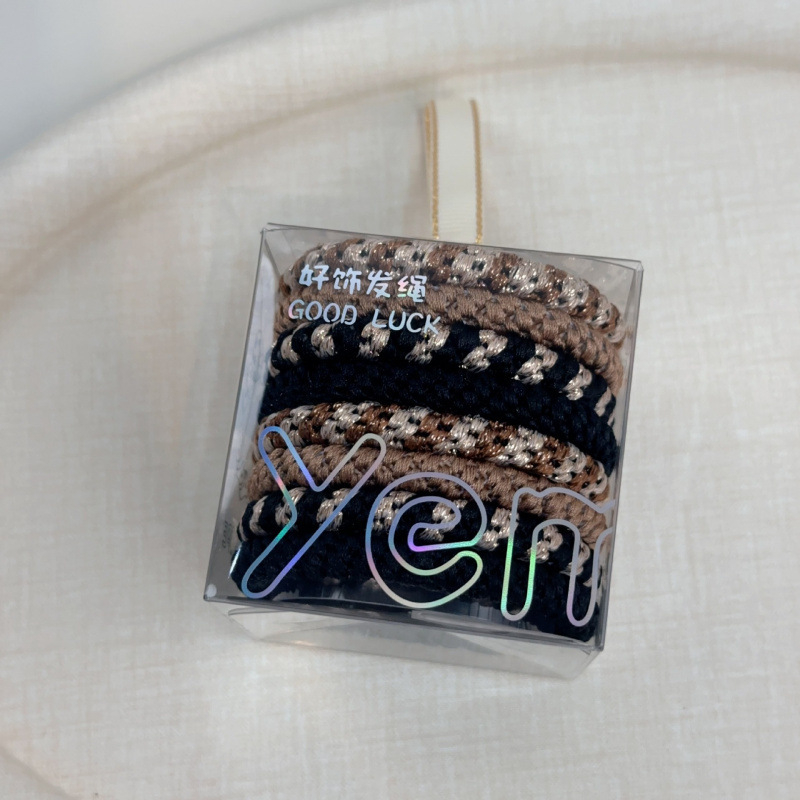 Plaukų aksesuaras – pintas plaukų virvutė, rankų darbo, mišrios medžiagos, stilius: pinti, sezonas: 2024 vasara