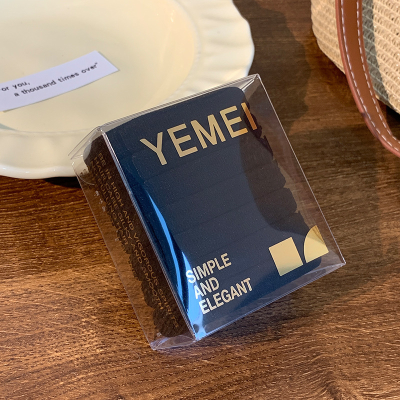 Lófarokhoz való hajgumi, textilből, kézzel készített, egyszerű stílus, magas elasztikusság, ősz 2025